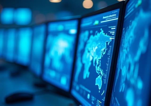 Expedited dispatch center team monitoring high-priority freight